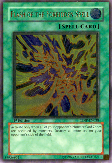 Flash of the Forbidden Spell [CDIP-EN038] Ultimate Rare - Yu-Gi-Oh! - Card Brawlers | Quebec | Canada |
