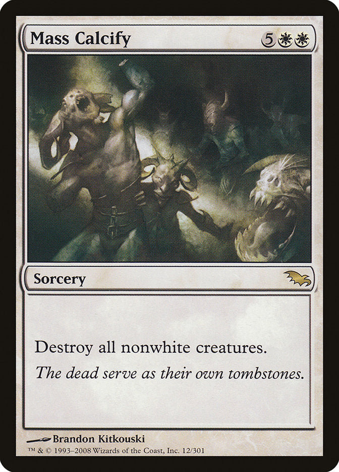 Mass Calcify [Shadowmoor] - Magic: The Gathering - Card Brawlers | Quebec | Canada |