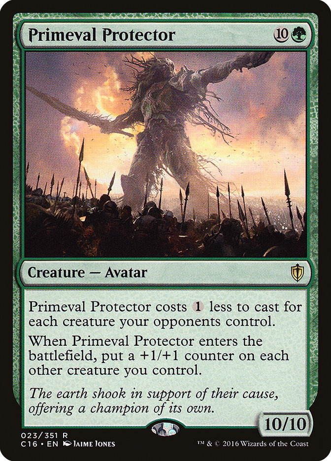 Primeval Protector [Commander 2016] - Magic: The Gathering - Card Brawlers | Quebec | Canada |