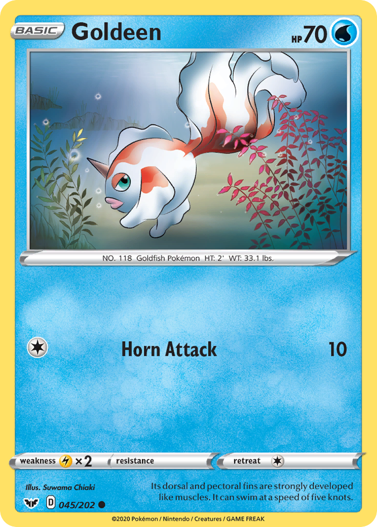 Goldeen (045/202) [Sword & Shield: Base Set] - Pokémon - Card Brawlers | Quebec | Canada |