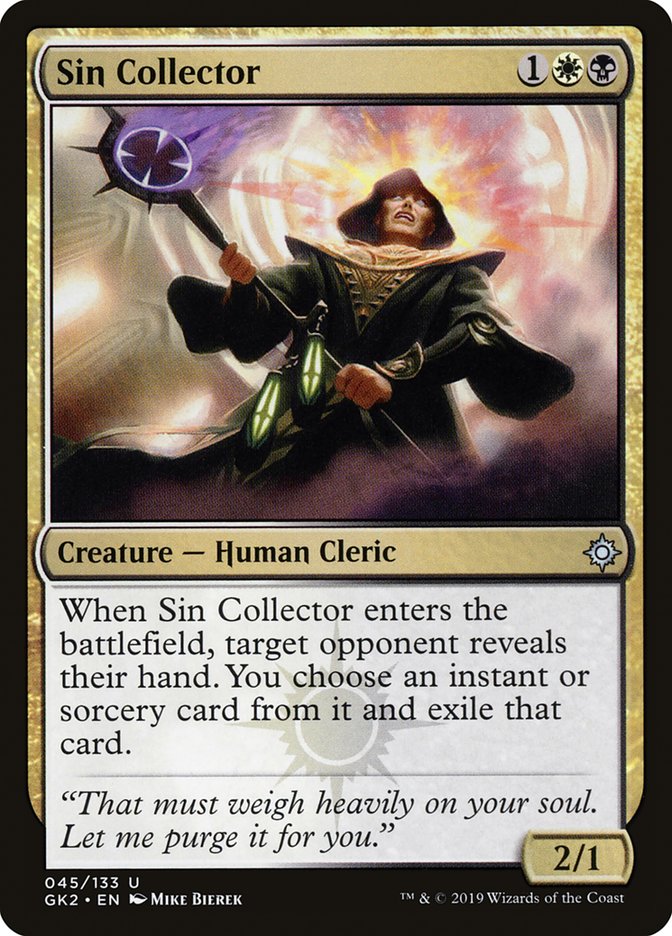 Sin Collector [Ravnica Allegiance Guild Kit] - Magic: The Gathering - Card Brawlers | Quebec | Canada |