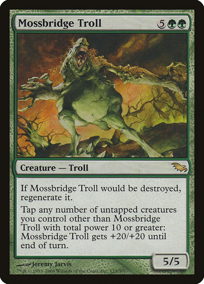 Mossbridge Troll [Shadowmoor] - Magic: The Gathering - Card Brawlers | Quebec | Canada |