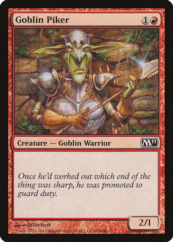 Goblin Piker [Magic 2011] - Magic: The Gathering - Card Brawlers | Quebec | Canada |