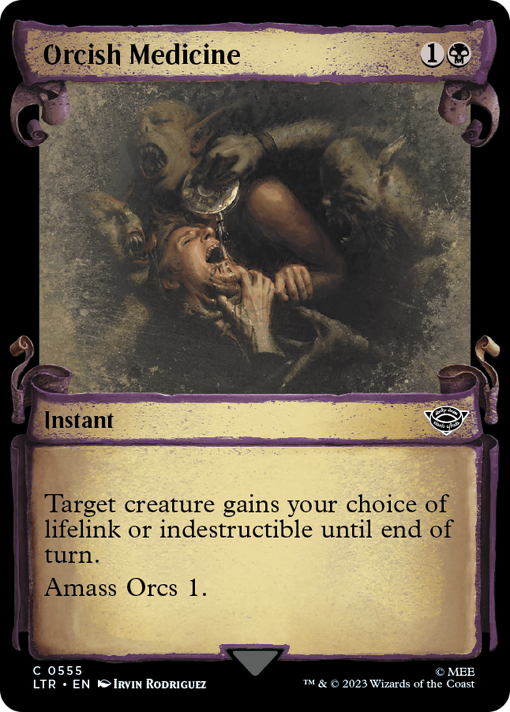 Orcish Medicine [The Lord of the Rings: Tales of Middle-Earth Showcase Scrolls] - Magic: The Gathering - Card Brawlers | Quebec | Canada |