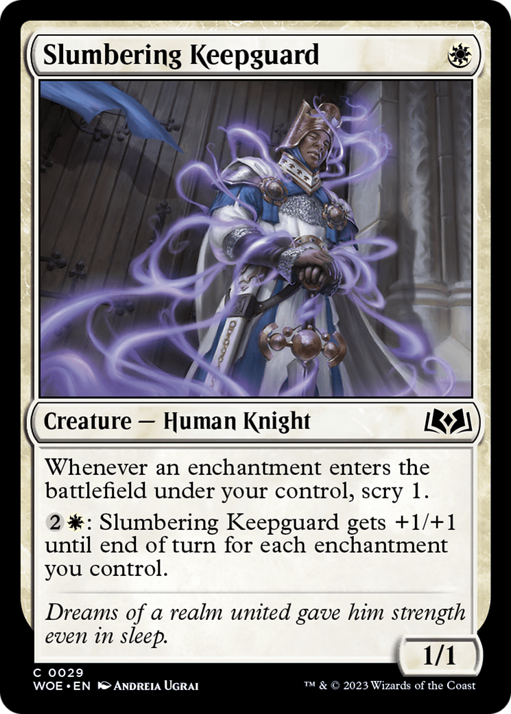 Slumbering Keepguard [Wilds of Eldraine] - Magic: The Gathering - Card Brawlers | Quebec | Canada |