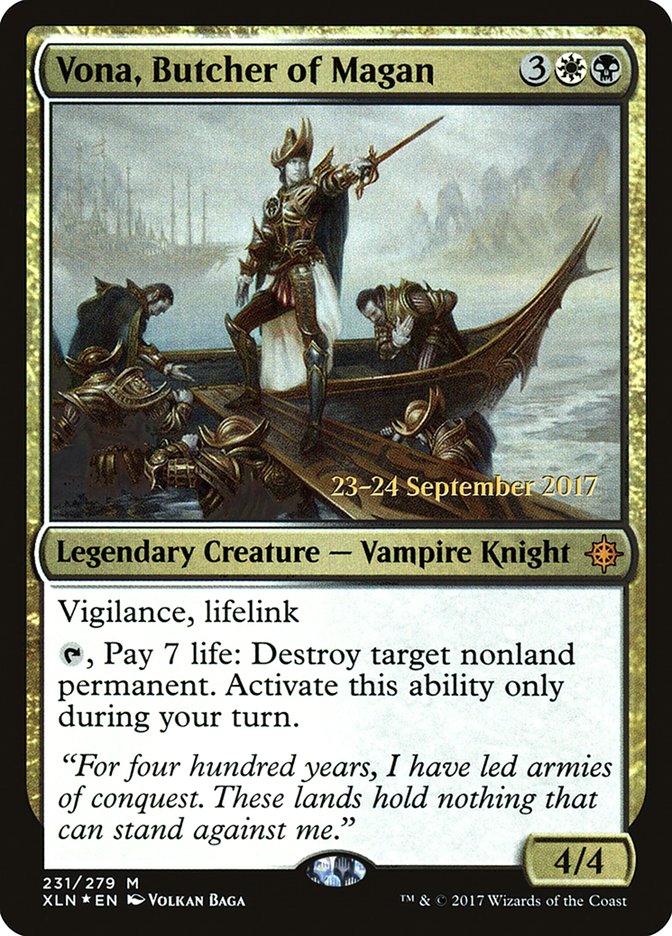 Vona, Butcher of Magan [Ixalan Prerelease Promos] - Magic: The Gathering - Card Brawlers | Quebec | Canada |