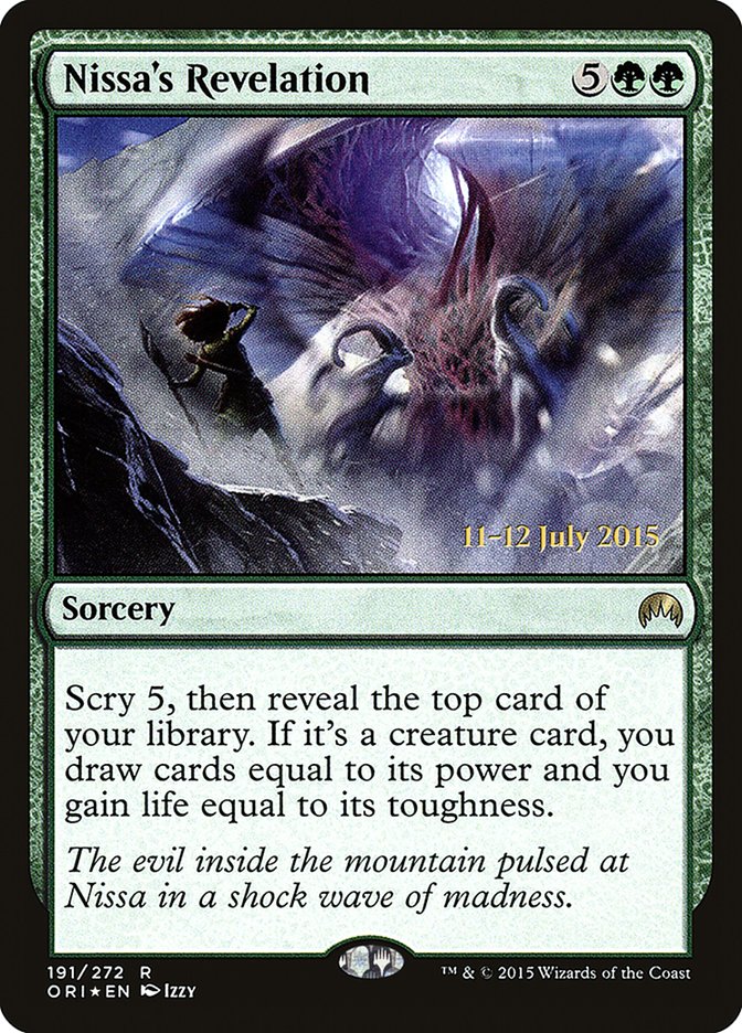 Nissa's Revelation [Magic Origins Prerelease Promos] - Magic: The Gathering - Card Brawlers | Quebec | Canada |