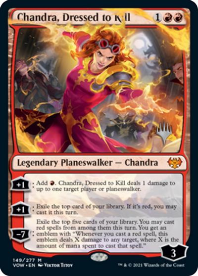 Chandra, Dressed to Kill (Promo Pack) [Innistrad: Crimson Vow Promos] - Magic: The Gathering - Card Brawlers | Quebec | Canada |