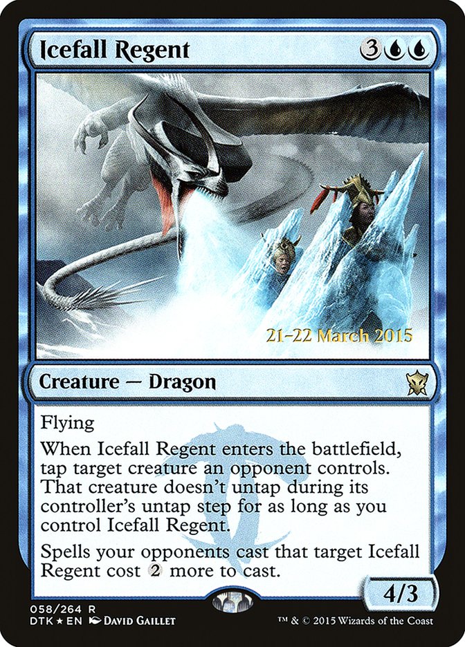 Icefall Regent [Dragons of Tarkir Prerelease Promos] - Magic: The Gathering - Card Brawlers | Quebec | Canada |