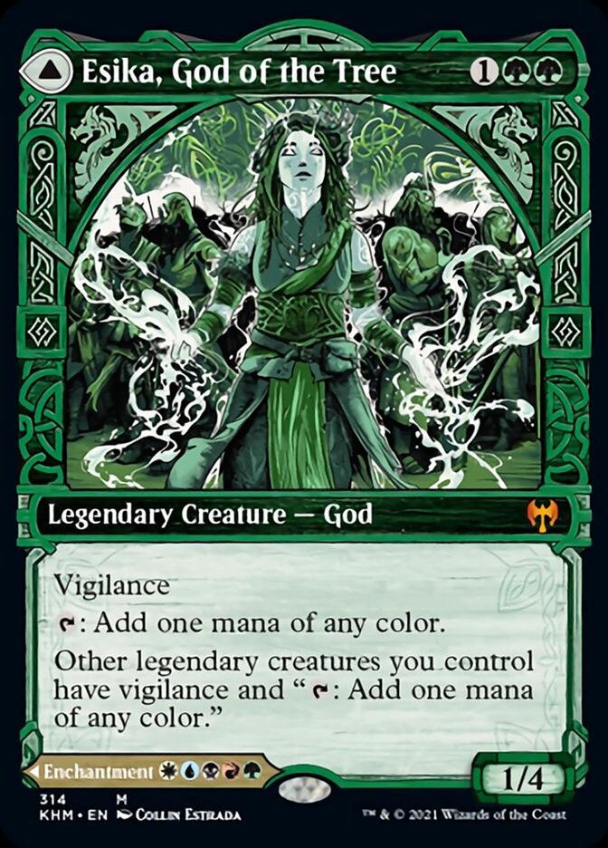 Esika, God of the Tree // The Prismatic Bridge (Showcase) [Kaldheim] - Magic: The Gathering - Card Brawlers | Quebec | Canada |