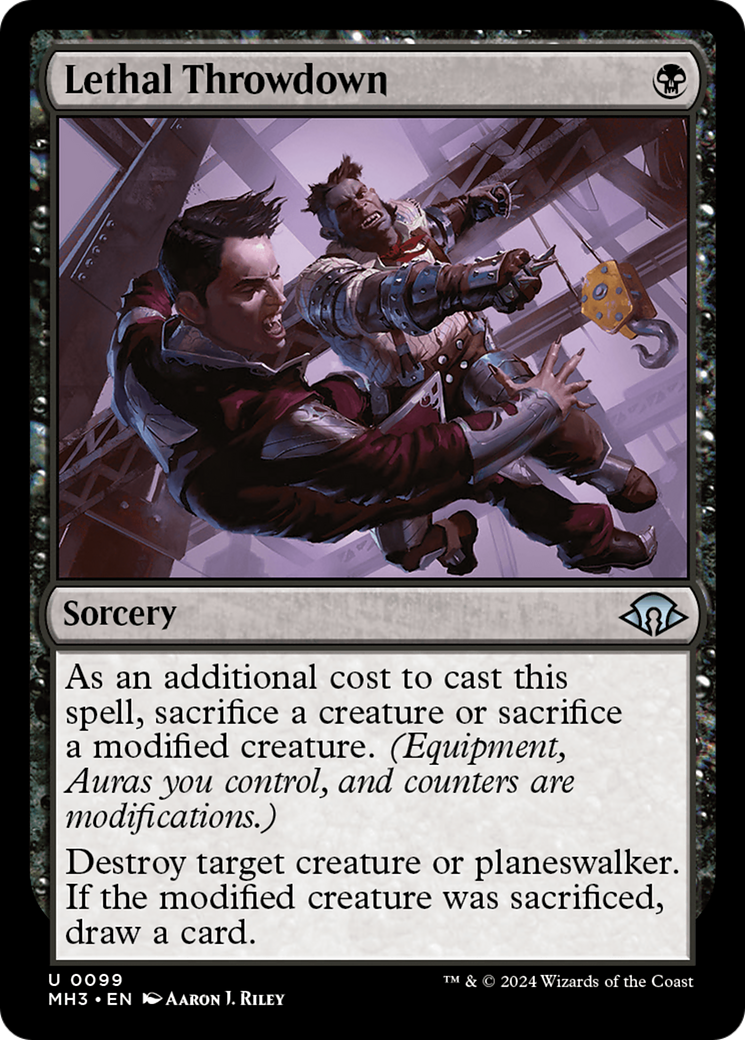 Lethal Throwdown [Modern Horizons 3] - Magic: The Gathering - Card Brawlers | Quebec | Canada |