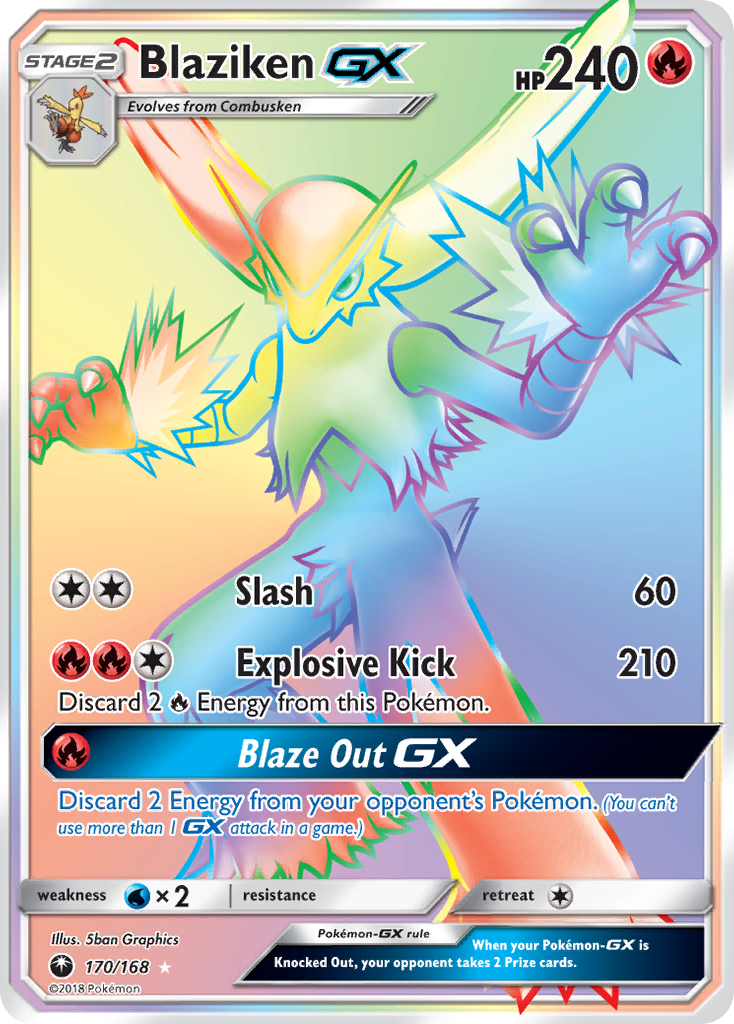 Blaziken GX (170/168) [Sun & Moon: Celestial Storm] - Pokémon - Card Brawlers | Quebec | Canada |