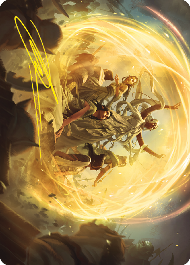 Heroic Intervention Art Card (Gold-Stamped Signature) [The Lord of the Rings: Tales of Middle-earth Art Series] - Magic: The Gathering - Card Brawlers | Quebec | Canada |