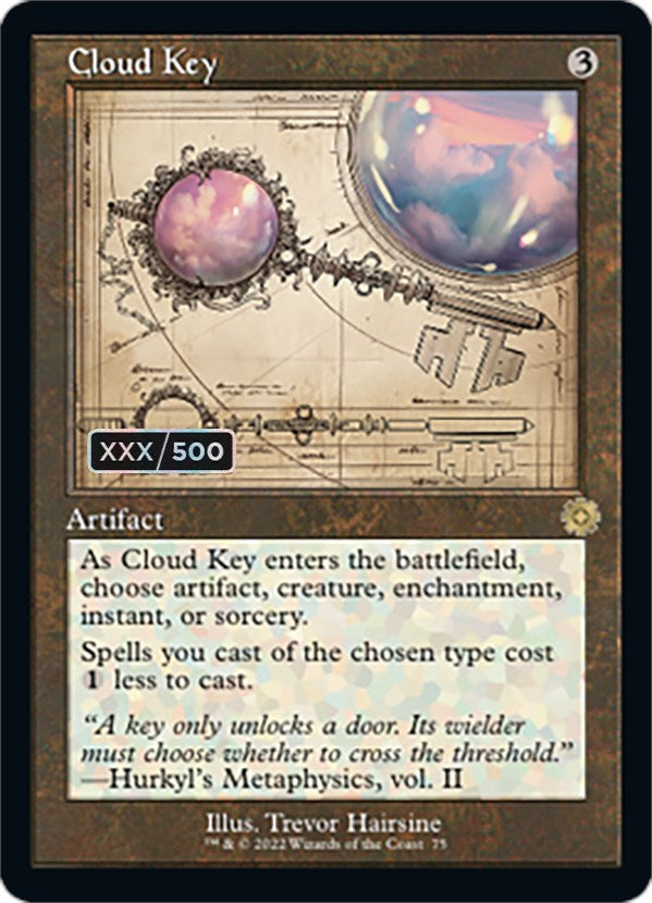 Cloud Key (Retro Schematic) (Serialized) [The Brothers' War Retro Artifacts] - Magic: The Gathering - Card Brawlers | Quebec | Canada |