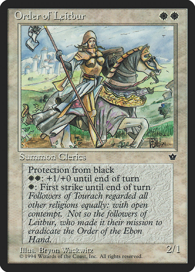 Order of Leitbur (Horse Facing Right) [Fallen Empires] - Magic: The Gathering - Card Brawlers | Quebec | Canada |