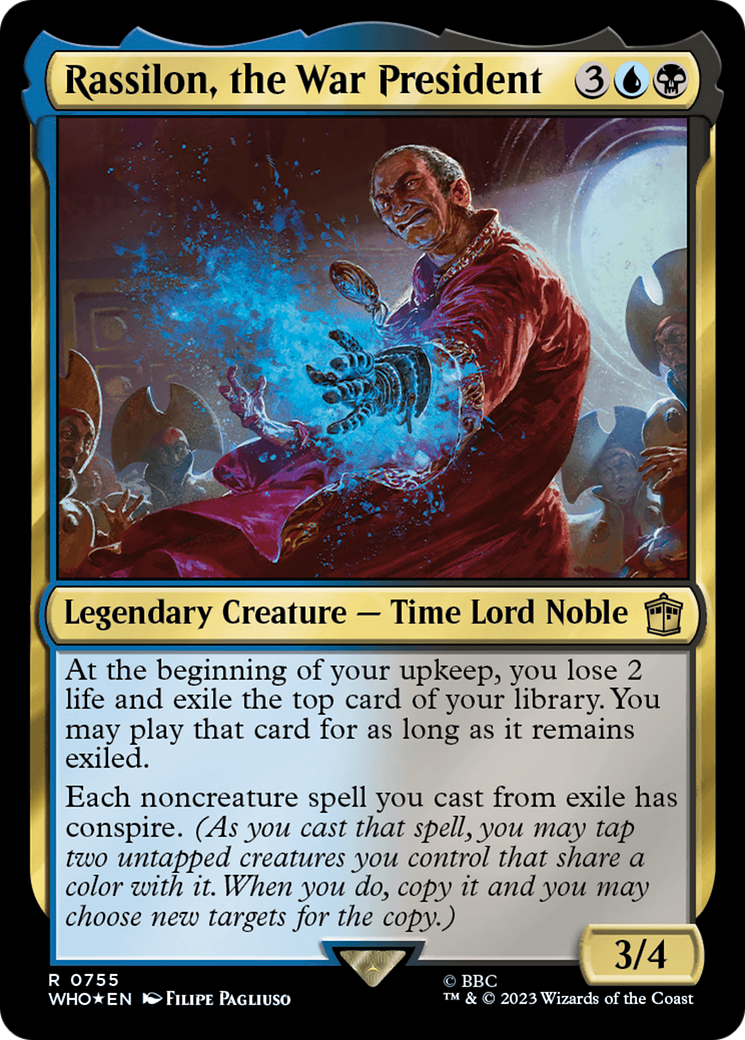 Rassilon, the War President (Surge Foil) [Doctor Who] - Magic: The Gathering - Card Brawlers | Quebec | Canada |