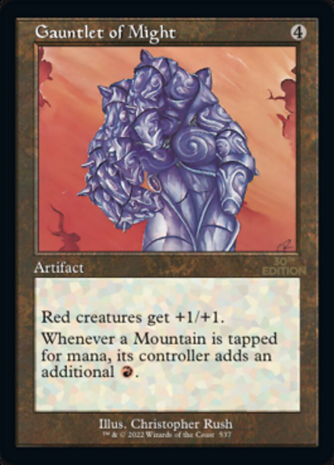 Gauntlet of Might (Retro) [30th Anniversary Edition] - Magic: The Gathering - Card Brawlers | Quebec | Canada |