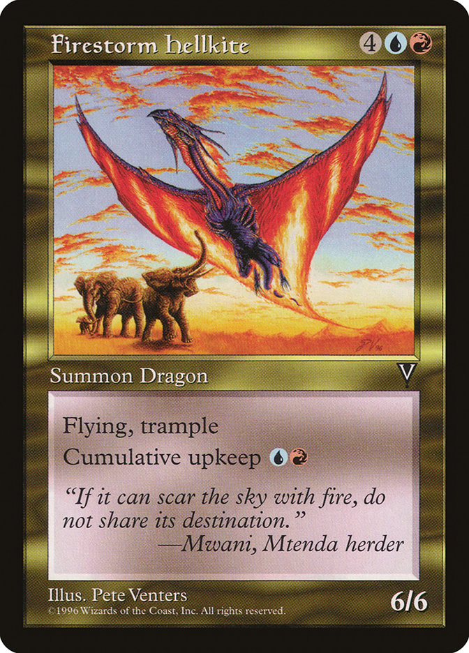 Firestorm Hellkite [Visions] - Magic: The Gathering - Card Brawlers | Quebec | Canada |