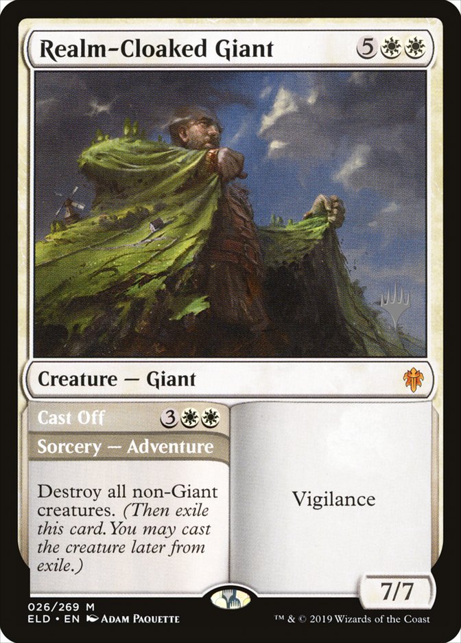 Realm-Cloaked Giant // Cast Off (Promo Pack) [Throne of Eldraine Promos] - Magic: The Gathering - Card Brawlers | Quebec | Canada |