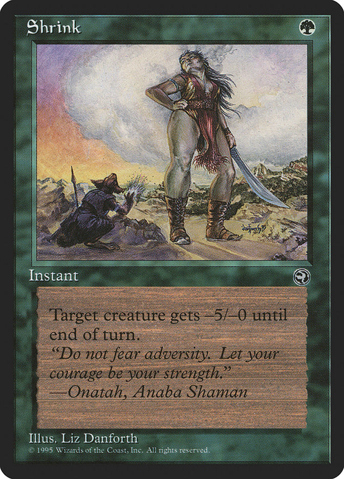 Shrink (Onatah Flavor Text) [Homelands] - Magic: The Gathering - Card Brawlers | Quebec | Canada |