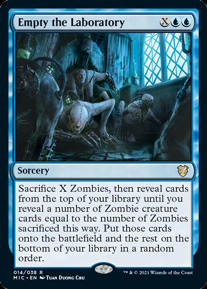Empty the Laboratory [Innistrad: Midnight Hunt Commander] - Magic: The Gathering - Card Brawlers | Quebec | Canada |