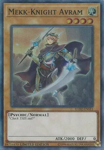 Mekk-Knight Avram [EXFO-ENSE1] Super Rare - Yu-Gi-Oh! - Card Brawlers | Quebec | Canada |