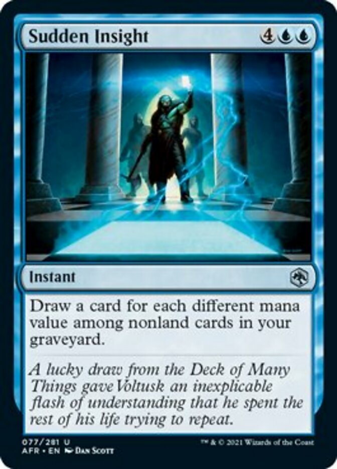 Sudden Insight [Dungeons & Dragons: Adventures in the Forgotten Realms] - Magic: The Gathering - Card Brawlers | Quebec | Canada |