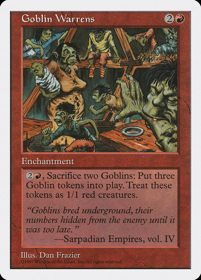Goblin Warrens [Fifth Edition] - Magic: The Gathering - Card Brawlers | Quebec | Canada |