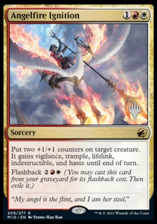 Angelfire Ignition (Promo Pack) [Innistrad: Midnight Hunt Promos] - Magic: The Gathering - Card Brawlers | Quebec | Canada |