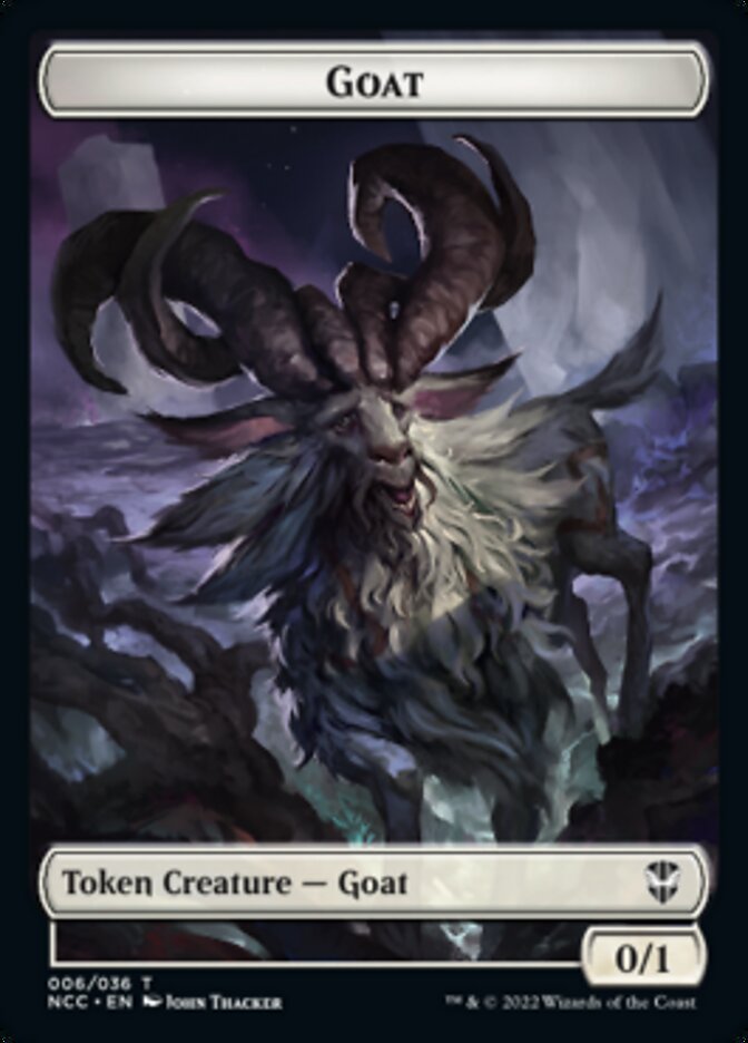Zombie // Goat Double-Sided Token [Streets of New Capenna Commander Tokens] - Magic: The Gathering - Card Brawlers | Quebec | Canada |