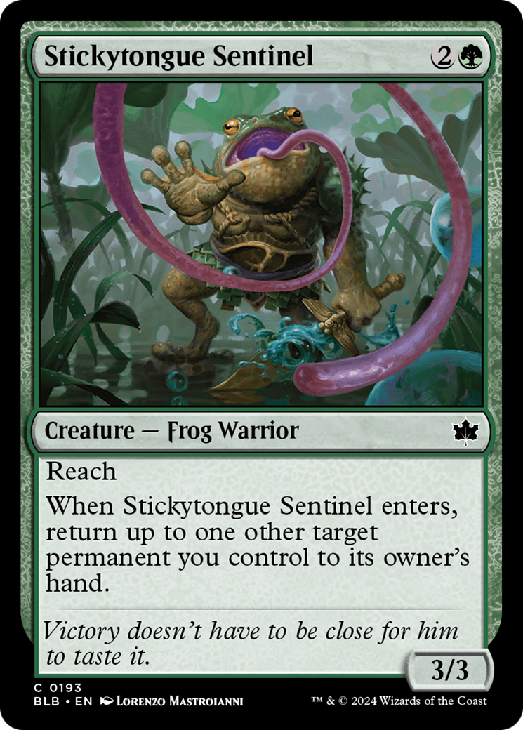 Stickytongue Sentinel [Bloomburrow] - Magic: The Gathering - Card Brawlers | Quebec | Canada |