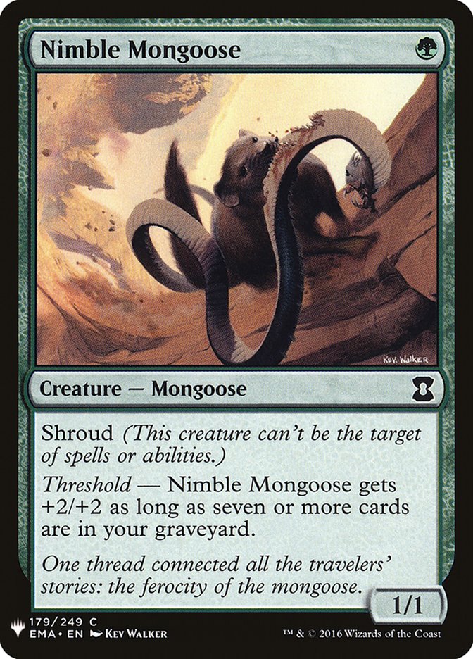Nimble Mongoose [Mystery Booster] - Magic: The Gathering - Card Brawlers | Quebec | Canada |