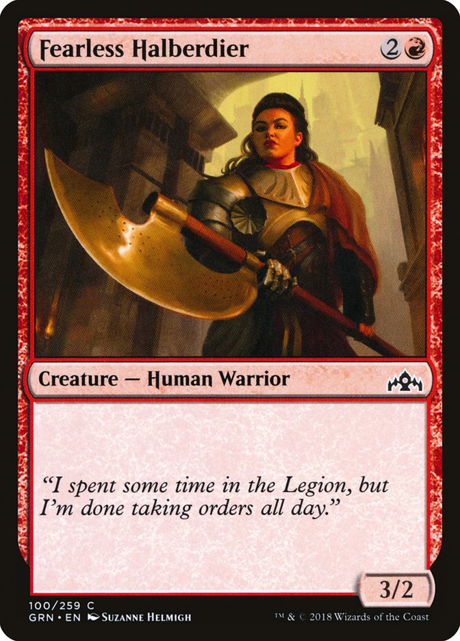 Fearless Halberdier [Guilds of Ravnica] - Magic: The Gathering - Card Brawlers | Quebec | Canada |