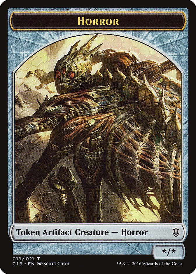 Horror // Thopter Double-Sided Token [Commander 2016 Tokens] - Magic: The Gathering - Card Brawlers | Quebec | Canada |