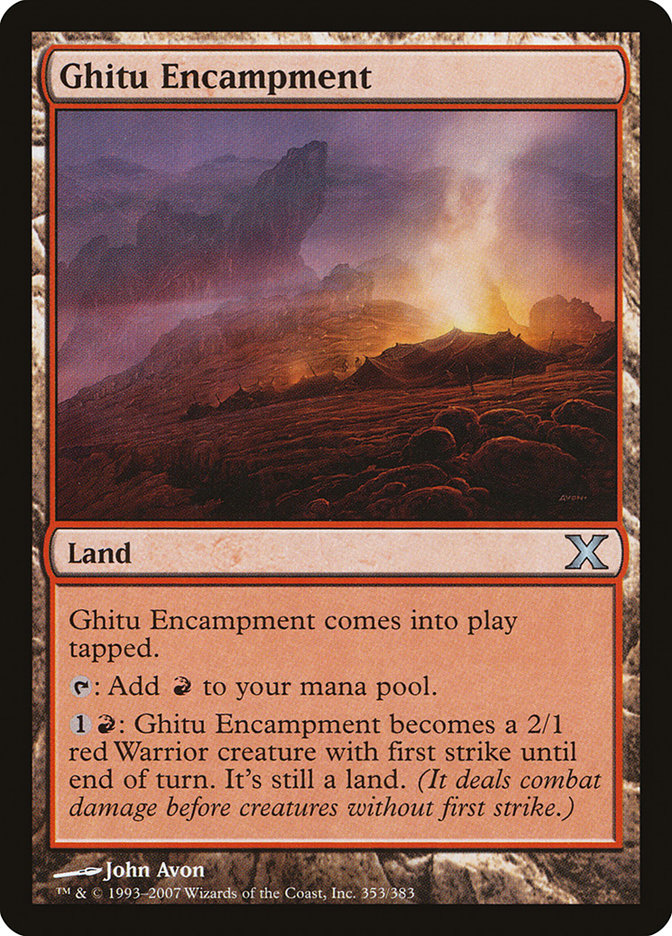 Ghitu Encampment [Tenth Edition] - Magic: The Gathering - Card Brawlers | Quebec | Canada |