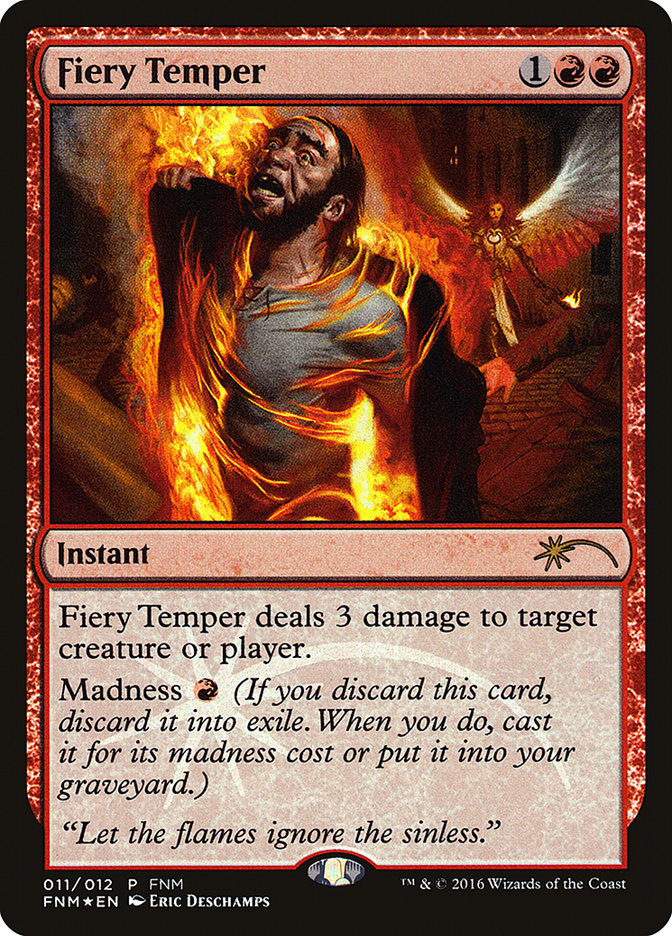 Fiery Temper [Friday Night Magic 2016] - Magic: The Gathering - Card Brawlers | Quebec | Canada |