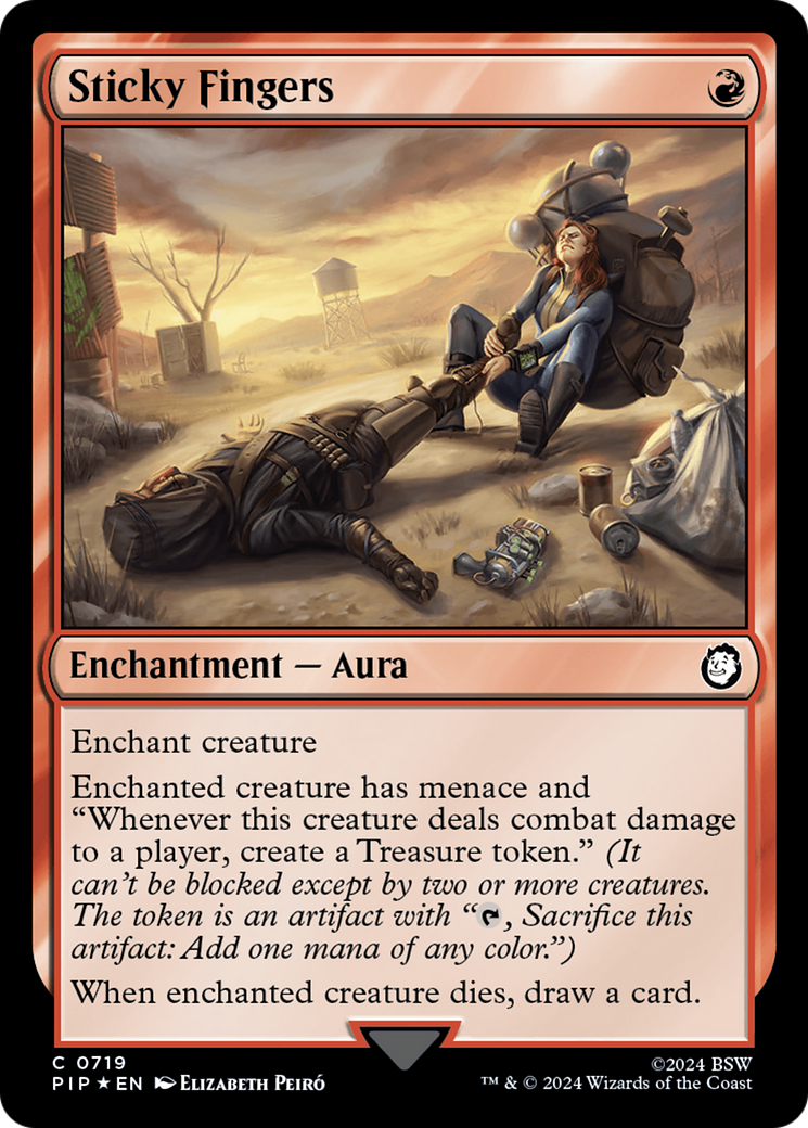 Sticky Fingers (Surge Foil) [Fallout] - Magic: The Gathering - Card Brawlers | Quebec | Canada |