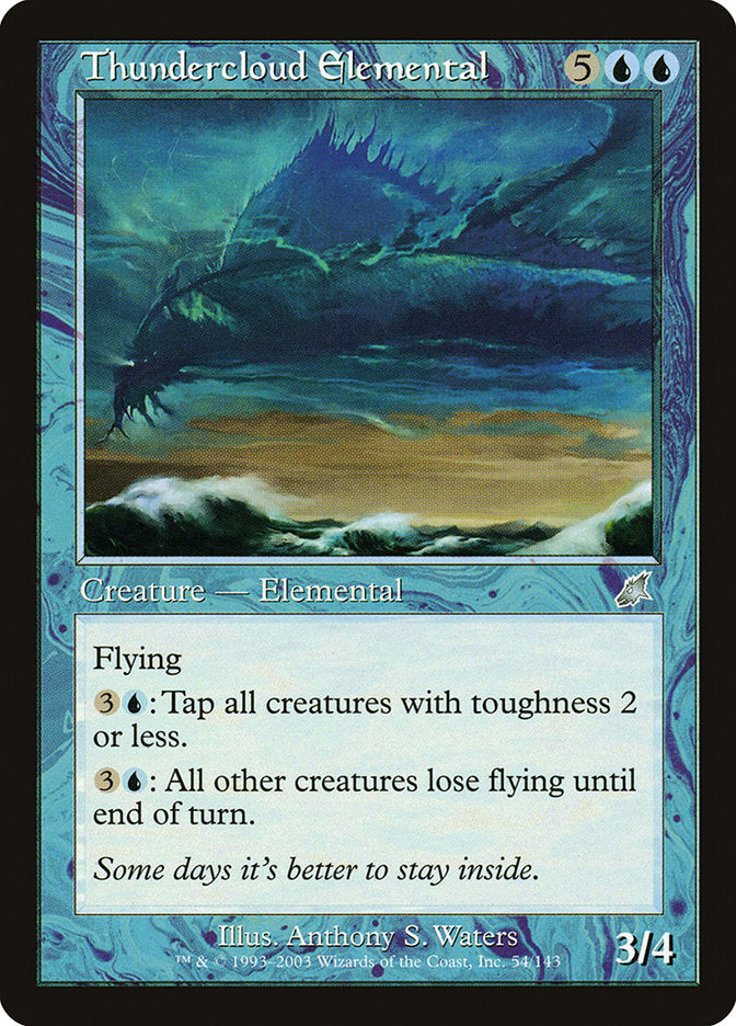 Thundercloud Elemental [Scourge] - Magic: The Gathering - Card Brawlers | Quebec | Canada |