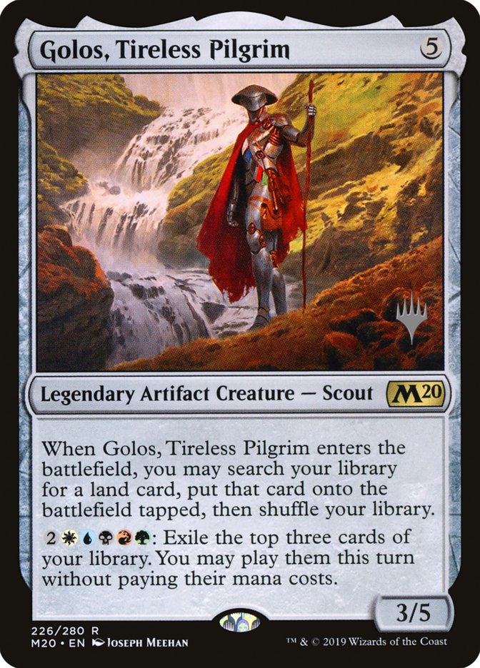 Golos, Tireless Pilgrim (Promo Pack) [Core Set 2020 Promos] - Magic: The Gathering - Card Brawlers | Quebec | Canada |