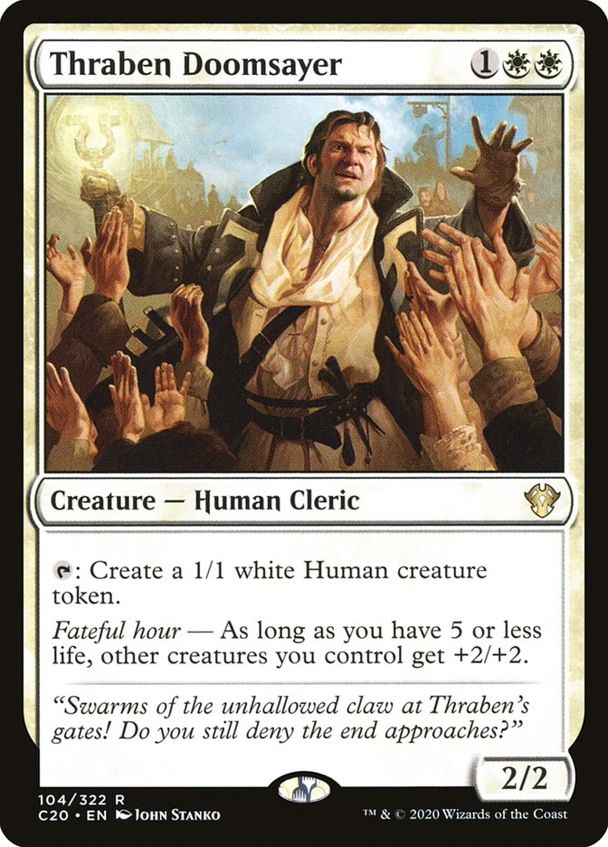 Thraben Doomsayer [Commander 2020] - Magic: The Gathering - Card Brawlers | Quebec | Canada |