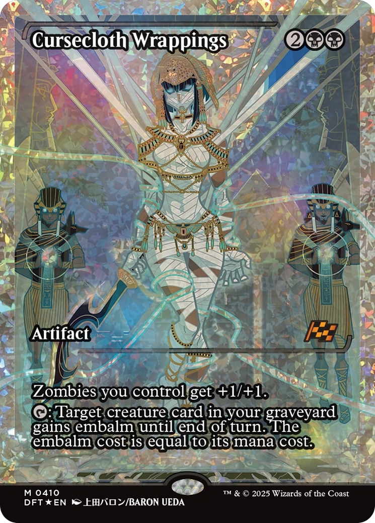 Cursecloth Wrappings (Showcase) (Fracture Foil) [Aetherdrift] - Magic: The Gathering - Card Brawlers | Quebec | Canada |