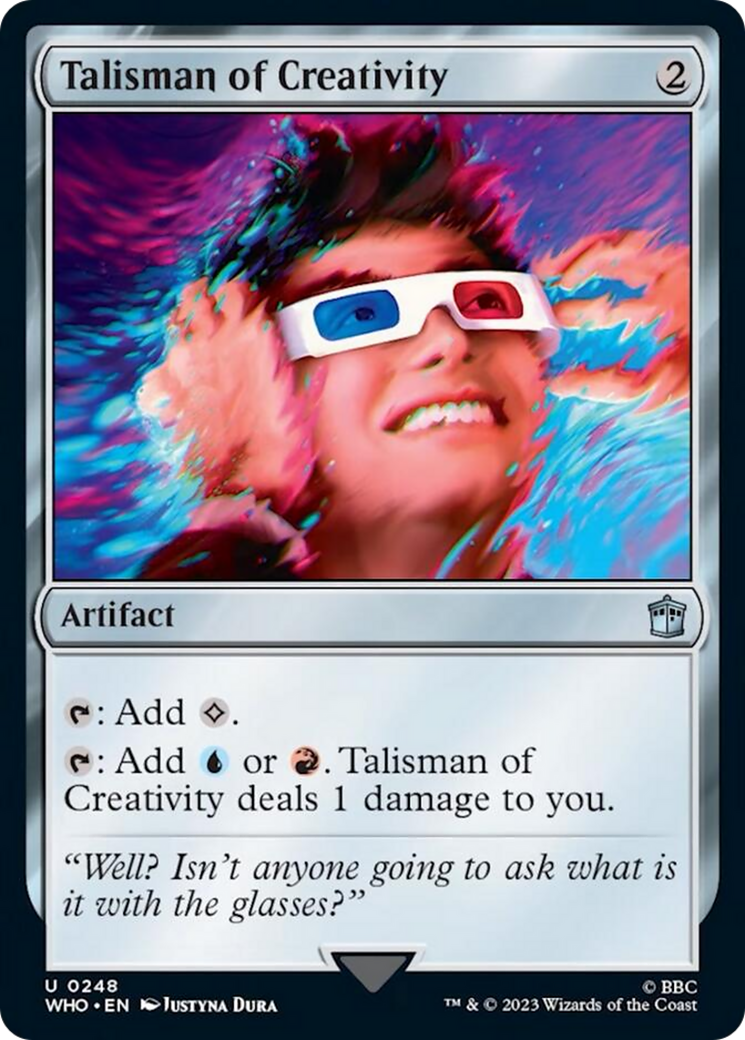 Talisman of Creativity [Doctor Who] - Magic: The Gathering - Card Brawlers | Quebec | Canada |