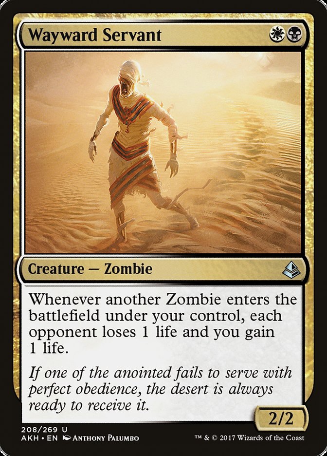 Wayward Servant [Amonkhet] - Magic: The Gathering - Card Brawlers | Quebec | Canada |