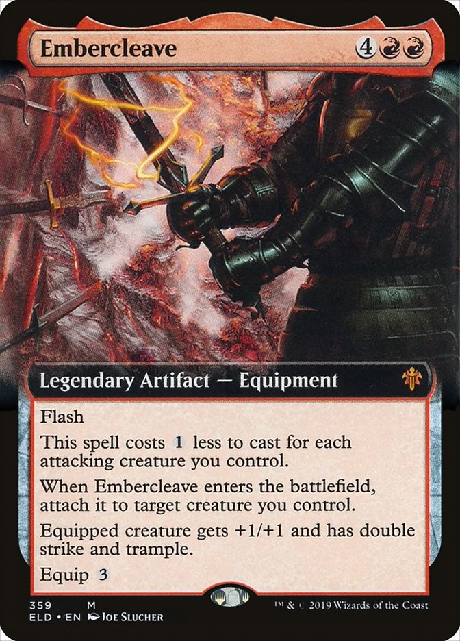 Embercleave (Extended Art) [Throne of Eldraine] - Magic: The Gathering - Card Brawlers | Quebec | Canada |