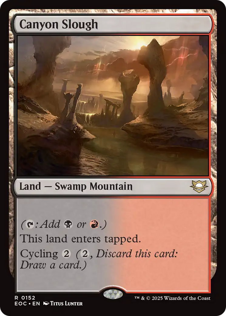 Canyon Slough [Edge of Eternities Commander] - Magic: The Gathering - Card Brawlers | Quebec | Canada |