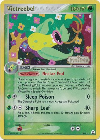 Victreebel (13/92) (Stamped) [EX: Legend Maker] - Pokémon - Card Brawlers | Quebec | Canada |
