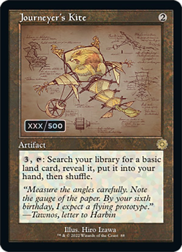 Journeyer's Kite (Retro Schematic) (Serialized) [The Brothers' War Retro Artifacts] - Magic: The Gathering - Card Brawlers | Quebec | Canada |
