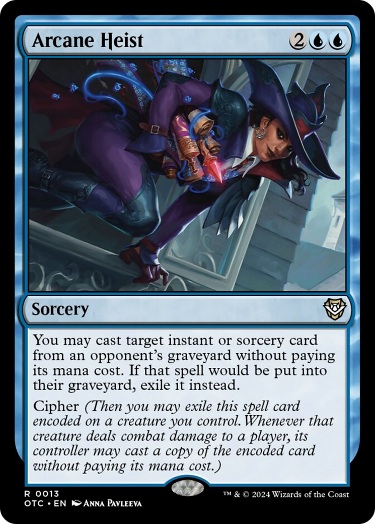 Arcane Heist [Outlaws of Thunder Junction Commander] - Magic: The Gathering - Card Brawlers | Quebec | Canada |