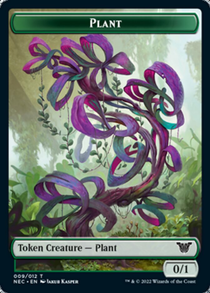 Plant // Treasure Double-Sided Token [Kamigawa: Neon Dynasty Commander Tokens] - Magic: The Gathering - Card Brawlers | Quebec | Canada |