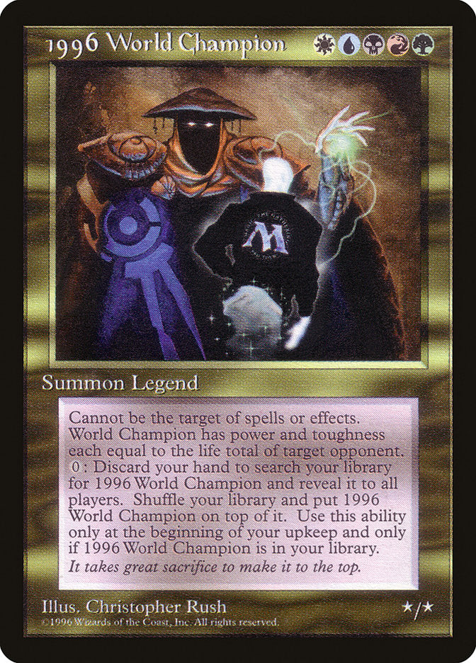 1996 World Champion [Celebration Cards] - Magic: The Gathering - Card Brawlers | Quebec | Canada |
